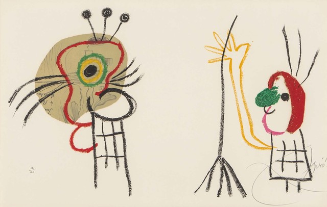 Joan Miró, ‘Sans titre (l'Enfance d'Ubu)’, 1975, Galerie Raphael