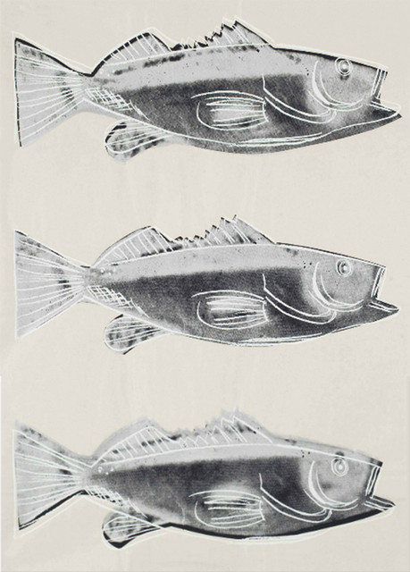 Andy Warhol, ‘Fish (FS IIIA.39)’, 1983, Print, Screenprint on Wallpaper, Revolver Gallery