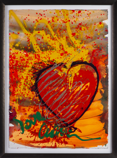 Dale Chihuly, ‘Massive Hand Painted "Drawing" Love Chihuly Glass Pop Art’, 1999, Modern Artifact