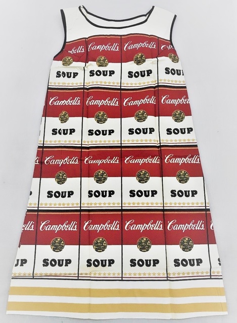 Andy Warhol, ‘"Soup Dress", Silk Screen on Paper, Near Mint Condition, MUSEUM QUALITY ’, 1966, VINCE fine arts/ephemera
