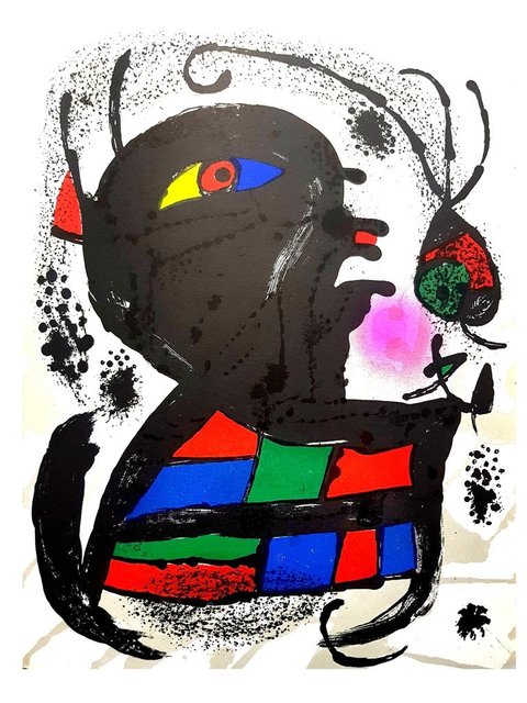 Joan Miró, ‘ Joan Miró - Original Abstract Lithograph’, 1976, Galerie Philia