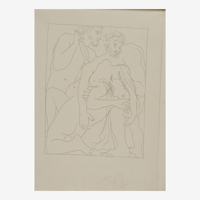 Pablo Picasso, ‘Polyxène, Fille de Priam, Est Egorgée sur la Tombe d'Achille’, 1931, Rago/Wright