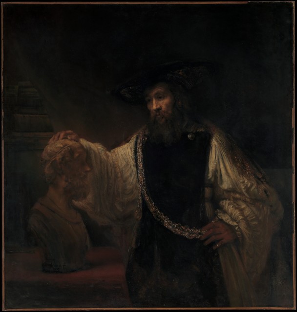 Rembrandt van Rijn, ‘Aristotle with a Bust of Homer’, 1653, The Metropolitan Museum of Art