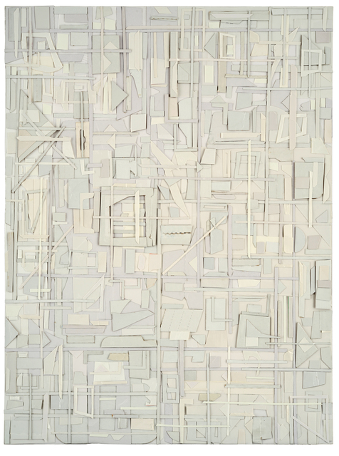 Matt Gonzalez, ‘Under the lightent-song, arms lifted’, 2018, Drawing, Collage or other Work on Paper, Found paper collage, Dolby Chadwick Gallery