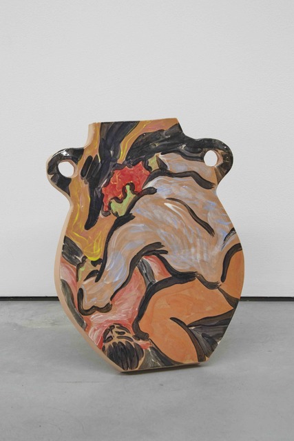 Christian Newby, ‘CONQUERING NEEDS’, 2016, Painting, Glazed ceramic, balsa wood stand, Patricia Fleming