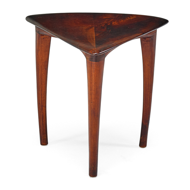 Wharton Esherick, ‘Side Table, Paoli, PA’, 1960, Design/Decorative Art, Figured Mahogany, Cherry, Rago/Wright