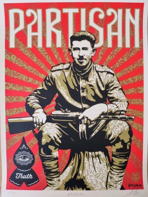 Shepard Fairey, ‘Partisan’, 2013, AYNAC Gallery