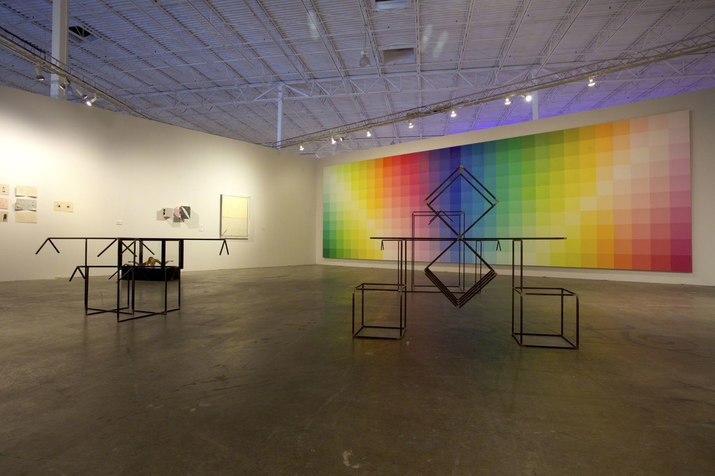 Installation view of Mana Seven, on view at Mana Wynwood Convention Center from November 30–December 4, 2016. Photo: Penn Eastburn. Installation view of Mana Seven, on view at Mana Wynwood Convention Center from November 30–December 4, 2016. Photo: Penn Eastburn.