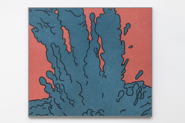 Rhys Coren, ‘Beserker’, 2018, Spray paint, acrylic and pencil on board, GRIMM