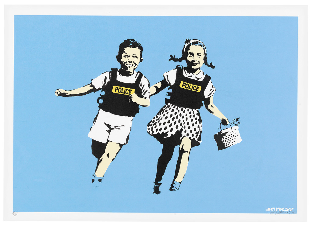 Banksy - Jack and Jill (Police Kids)