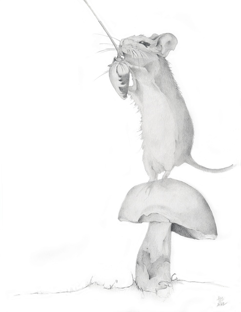 Heather Lancaster, ‘Mouse on Mushroom ’, 2015, Spalding Nix Fine Art