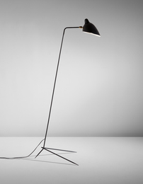 Simple floor lamp with "Lampadaire" shade