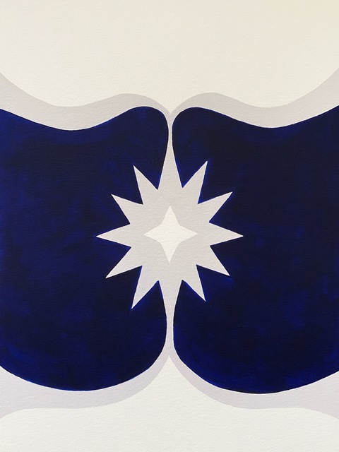 Nina Klein, ‘Energy’, 2020, Drawing, Collage or other Work on Paper, Acrylic on paper, Uncommon Beauty Gallery