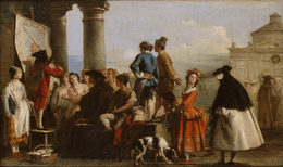 Giovanni Domenico Tiepolo, ‘The Storyteller’, 1773, Blanton Museum of Art