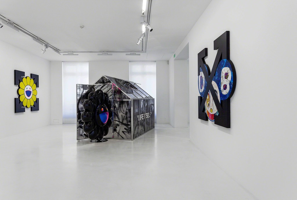 Artworks © Virgil Abloh and © Takashi Murakami. Photo: Zarko Vijatovic. Courtesy Gagosian. Artworks © Virgil Abloh and © Takashi Murakami. Photo: Zarko Vijatovic. Courtesy Gagosian.