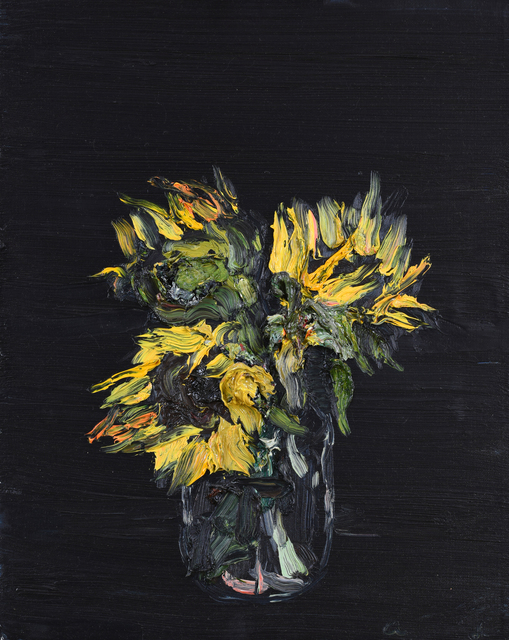 Allison Schulnik, ‘Sunflowers ’, 2008, Mark Moore Fine Art