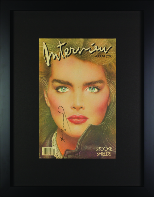 Andy Warhol, ‘Interview Magazine Signed by Andy Warhol "Brook Shields"’, 1984, Print, Rudolf Budja Gallery