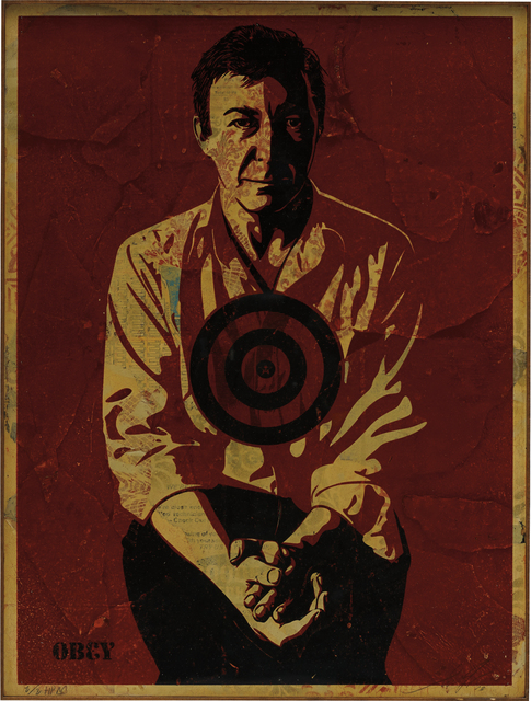 Shepard Fairey (OBEY), ‘Jasper Johns Red’, 2010, Phillips