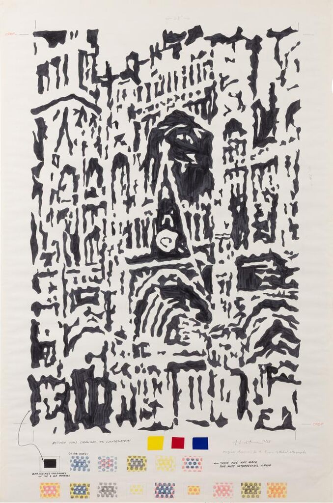 Roy Lichtenstein - Cathedral (Study)