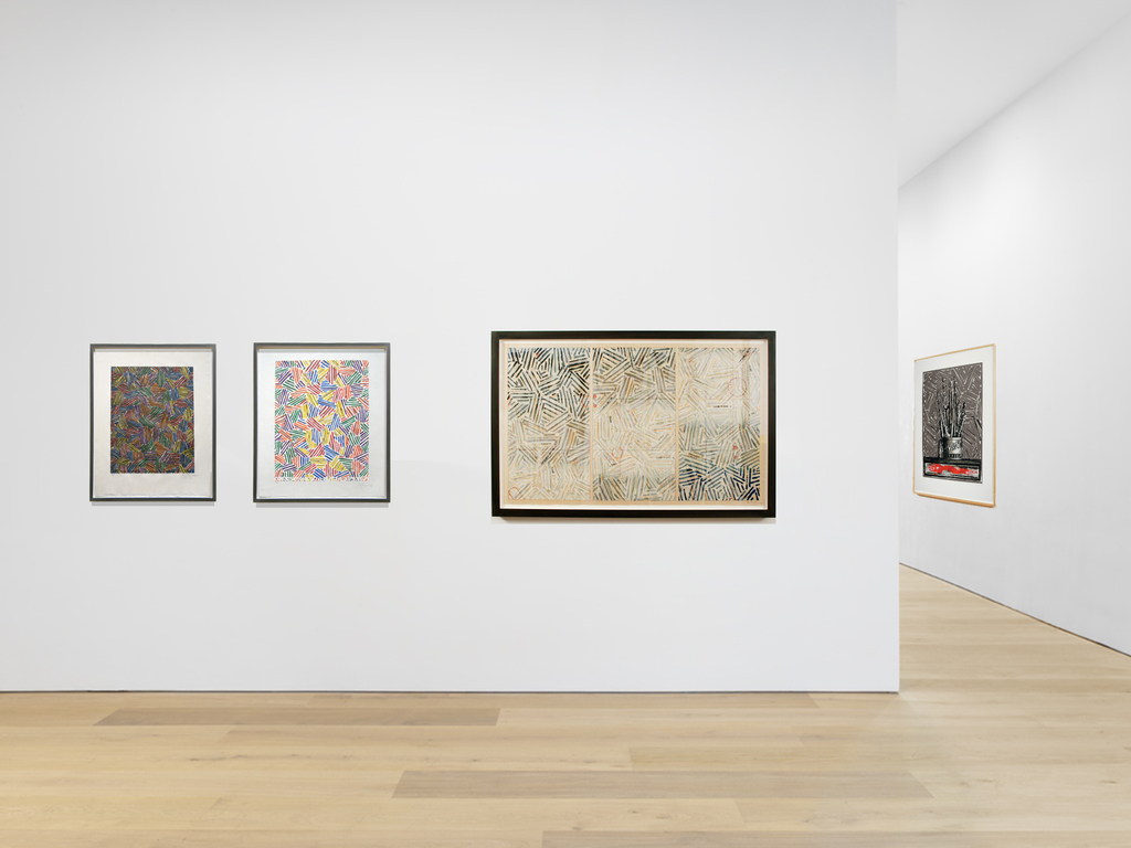 4 Jasper Johns works: Cicada II, Cicada I, Usuyuki & Savarin EM available from Joseph K. Levene Fine Art, Ltd. 4 Jasper Johns works: Cicada II, Cicada I, Usuyuki & Savarin EM available from Joseph K. Levene Fine Art, Ltd.