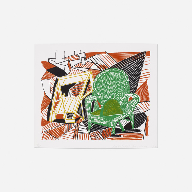 David Hockney, ‘Two Pembroke Studio Chairs (from The Moving Focus series)’, 1984, Rago/Wright