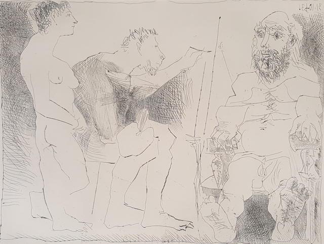 Pablo Picasso, ‘Painter At Work (Peintre Au Travail)’, 1963, Baterbys