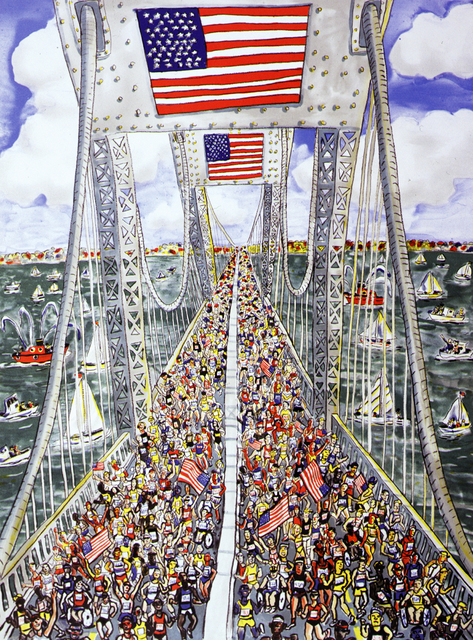 Red Grooms, ‘On your mark, get set, go!’, 2002, Marlborough