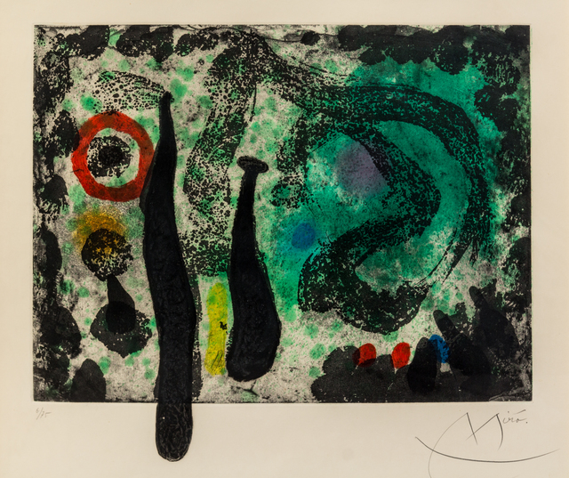 Joan Miró, ‘Le jardin de mousse’, 1968, Hindman