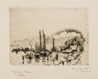 Paysage à Rouen (Côte Sainte-Catherine)