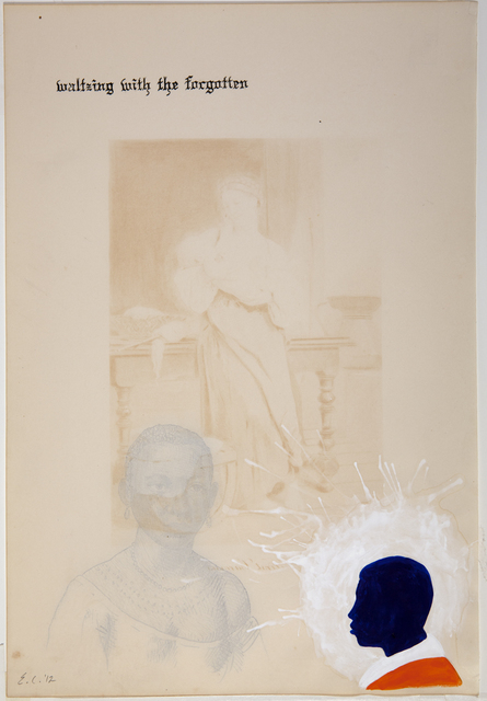 Enrique Chagoya, ‘Ghostly Meditations (waltzing with the forgotten)’, 2012, Mixed Media, Acrylic and India ink on de-acidified 19th century paper (facing pages of etchings from a 19th century book), Lisa Sette Gallery