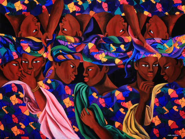 Kangja JUNG, ‘The Women in a Clothes Market (Gambia)’, 1989, Arario Gallery