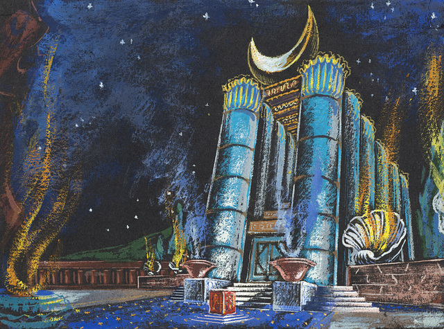 Enrico Prampolini, ‘Five Artworks: "salambò"; "varieté - L'Ammaestratore di Pinguini"; "Madame Butterfly"; "Gli idoli"; "il campiello"’, Il Ponte