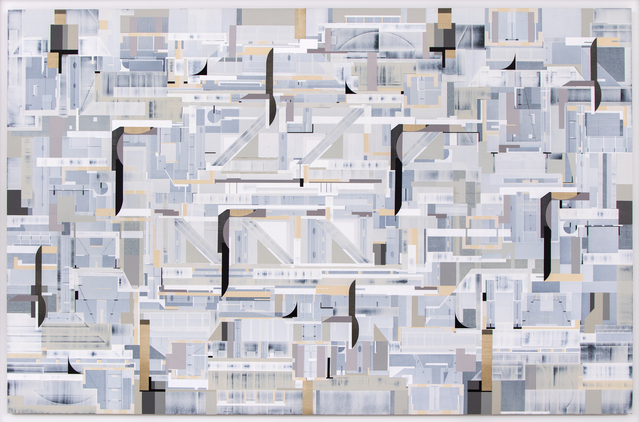 James Kennedy, ‘Notation V ’, 2019, Painting, Acrylic polymer, graphite on incised Eucalyptus masonite, Callan Contemporary