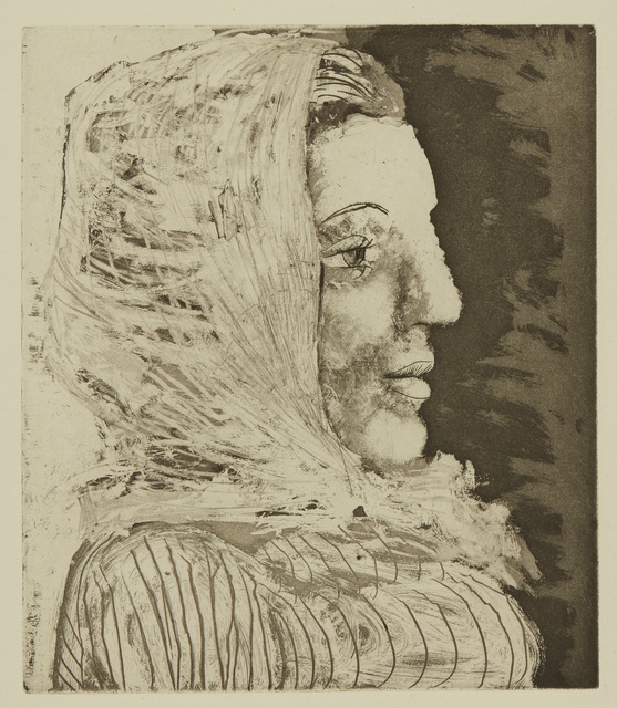 Pablo Picasso, ‘Buste de femme au fichu (B. 324; Ba. 672)’, Print, Aquatint, scraper and engraving, Sotheby's