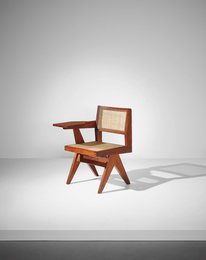 Writing chair, model no. PJ-SI-26-E, designed for the science department and administrative offices, Punjab University, Chandigarh