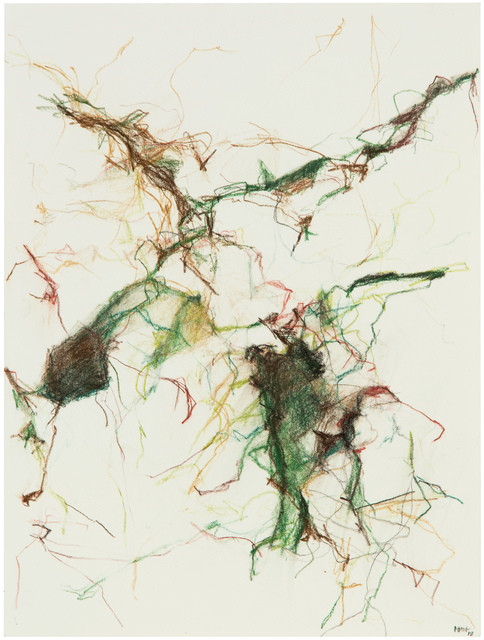 Hollis Heichemer, ‘#4’, 2018, Drawing, Collage or other Work on Paper, Pastel pencil on paper, Hollis Taggart