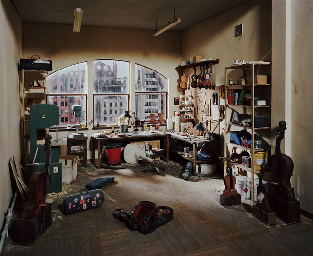 Lori Nix and Kathleen Gerber, ‘Violin Repair Shop’, 2011, ClampArt