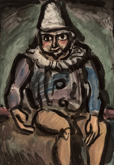 Georges Rouault, ‘Le Vieux Clown, from Cirque’, 1930, Print, Aquatint in colors on paper, Heritage Auctions