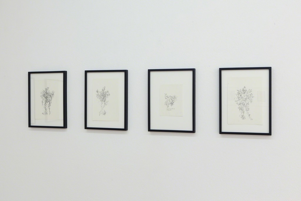 Installation view Alex Mirutziu at Galerie Rüdiger Schöttle, 2016.
Photo: Wilfried Petzi. Installation view Alex Mirutziu at Galerie Rüdiger Schöttle, 2016.
Photo: Wilfried Petzi.