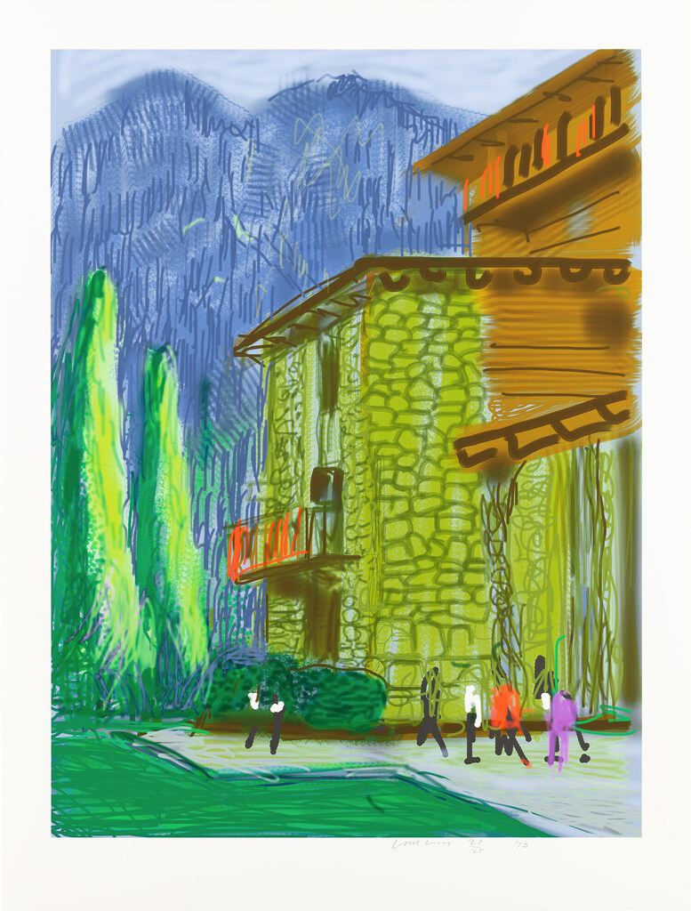 David Hockney - Untitled No. 1, from The Yosemite Suite