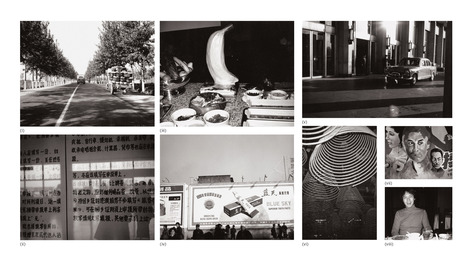 Eight works: (i) Street with Trees and Cart; (ii) Chinese Signage; (iii) Buffet Table; (iv) Billboards; (v) Street Scene; (vi) Coiled Incense; (vii) Billboard; (viii) Alfred Siu