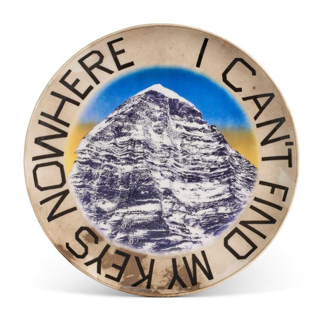 Ed Ruscha - Can't Find Keys, from the Artist Plate Project