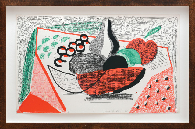 David Hockney, ‘Apples, Pears and Grapes.’, 1986, Print, Home made print executed on an office colour copier on 100% rag Arches Text 120 gsm paper., Peter Harrington Gallery