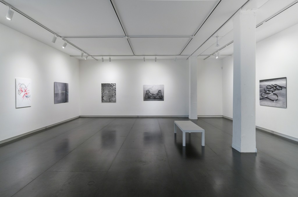 Photo by Mario Gallucci showing works by Ronny Quevedo, Sharon Koelblinger and Harold Mendez. Photo by Mario Gallucci showing works by Ronny Quevedo, Sharon Koelblinger and Harold Mendez.