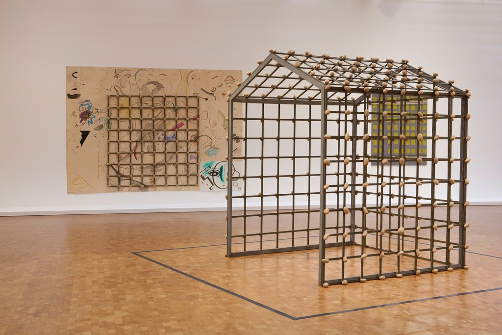 Installation view, Alibis: Sigmar Polke. Retrospective. Kartoffelhaus, 1967. © The Estate of Sigmar Polke / VG Bild-Kunst, Bonn, 2015. Foto: Rheinisches Bildarchiv, Köln, Alina Cürten Installation view, Alibis: Sigmar Polke. Retrospective. Kartoffelhaus, 1967. © The Estate of Sigmar Polke / VG Bild-Kunst, Bonn, 2015. Foto: Rheinisches Bildarchiv, Köln, Alina Cürten