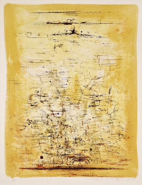 Zao Wou-Ki 趙無極, ‘Vol d'Oiseaux ’, 1954, Galerie F. Hessler