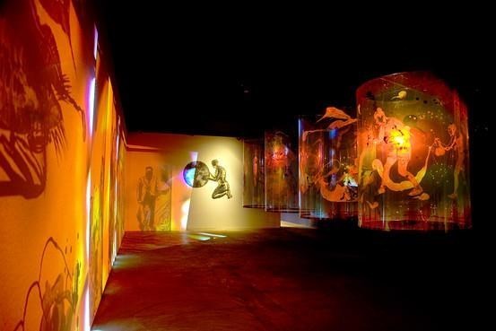 Transgressions, video/shadow play installation, 2001 Transgressions, video/shadow play installation, 2001