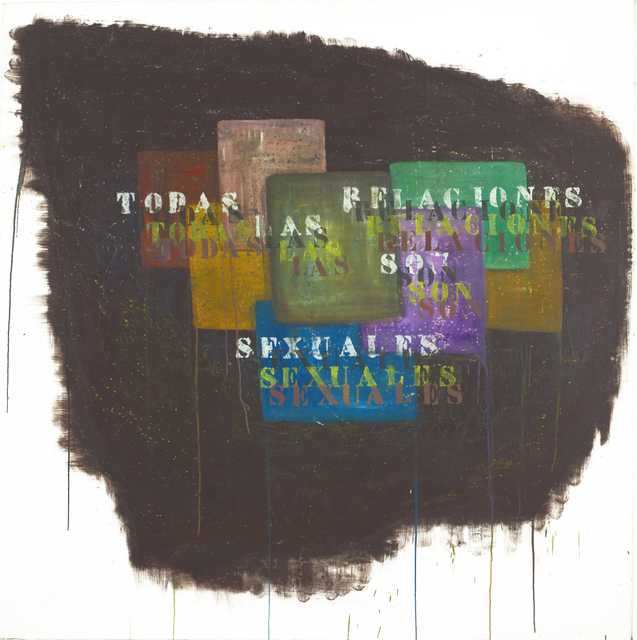 Gustavo Marrone, ‘Untitled (Todas las relaciones...)’, 2013, Cosmocosa