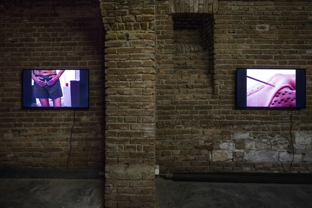 Anna Daučíková, 'The Thing / Home Exercise'.
Installation view of 'Anna Daučíková'. Anna Daučíková, 'The Thing / Home Exercise'.
Installation view of 'Anna Daučíková'.