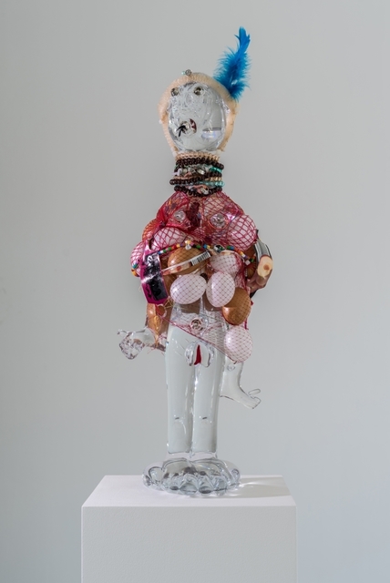 Pascale Marthine Tayou, ‘Poupée Pascale’, 2016, Sculpture, Crystal, mixed media, GALLERIA CONTINUA